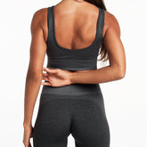 Conjunto corto de fitness sin costuras